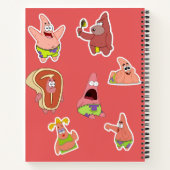 Patrick Star Inspired Notebook Notitieboek (Achterkant)