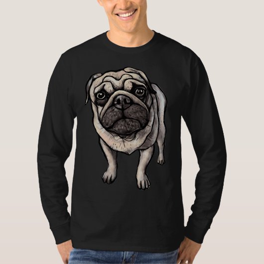 Patrick the Pug Classic T-Shirt 95 (Voorkant)