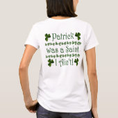 Patrick was een Saint T-shirt (Achterkant)