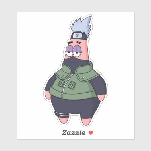 Patrick x Kakashi Sticker (Vel)