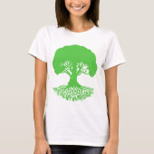 Patrick's CelticIrishTreeofLife-Clover T-Shirt (Voorkant)