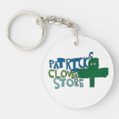Patrick's Clover Store Logo Sleutelhanger (Voorkant)