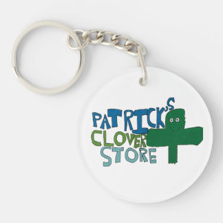 Patrick's Clover Store Logo Sleutelhanger
