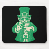 Patricks Dag, Leprechauns Grappig 6 Meme Cadeau Ma Muismat (Voorkant)