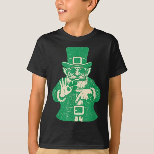 Patricks Dag, Leprechauns Grappig 6 Meme Cadeau Ma T-shirt (Voorkant)
