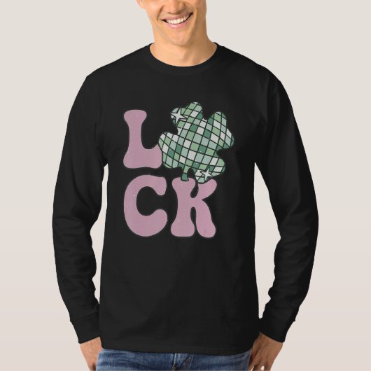 Patricks Dag Lucky Groovy Disco Bal Patricks Klave T-shirt (Voorkant)