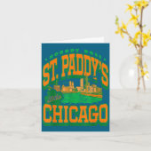 Patricks dag niemand doet st paddy's zoals chicago kaart (Gele Bloem)