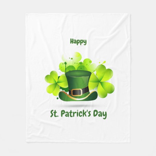 Patrick's Day Classic Fleece Deken (Voorkant)