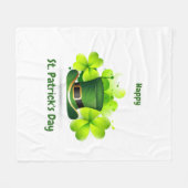 Patrick's Day Classic Fleece Deken (Voorkant (Horizontaal))