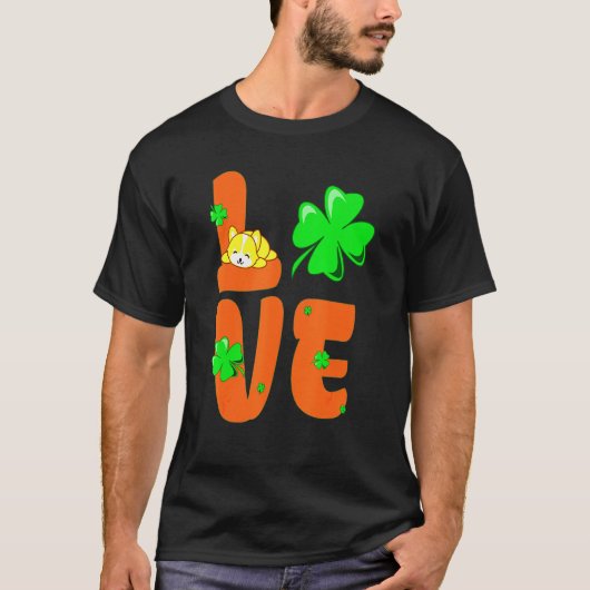 Patricks Day Dog Corgi T-shirt (Voorkant)