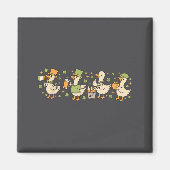 Patricks Day,funny Goose, Shamrock, Beer Gift Tee  Magneet (Voorkant)