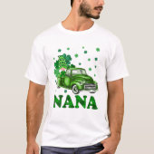 Patricks Day Gnome Nana Plaid T-shirt (Voorkant)