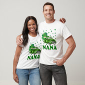 Patricks Day Gnome Nana Plaid T-shirt (Unisex)