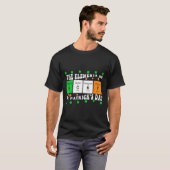 Patricks Day Grappige Elementen Van Lucky Periodie T-shirt (Voorkant volledig)