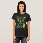 Patrick's Day I'm Not Irish But Kiss Me Anyway  T-shirt (Voorkant volledig)