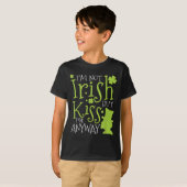 Patrick's Day I'm Not Irish But Kiss Me Anyway  T-shirt (Voorkant volledig)