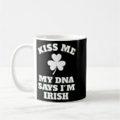 Patricks Day Kiss Me Grappig DNA Test Iers Koffiemok (Links)