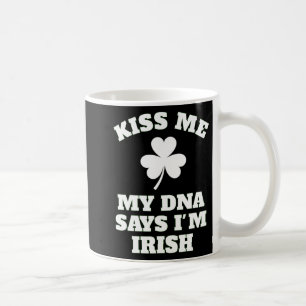 Patricks Day Kiss Me Grappig DNA Test Iers Koffiemok