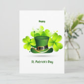Patricks Day Klassieker Feestdagenkaart (Staand voorkant)