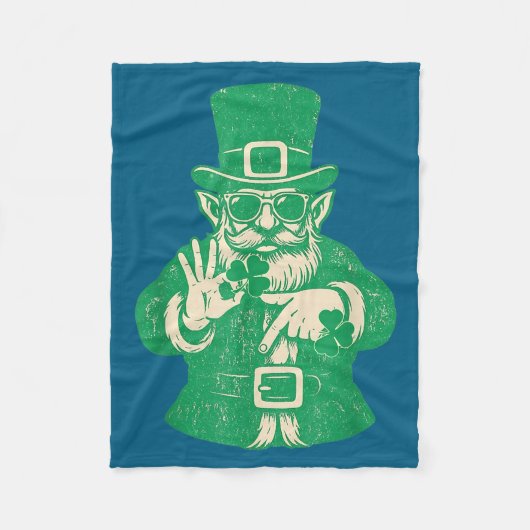 Patricks Day, Leprechauns Funny 6 Meme Gift Men, W Fleece Deken (Voorkant)