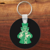 Patricks Day, Leprechauns Funny 6 Meme Gift Men, W Sleutelhanger (Voorkant)