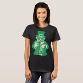 Patricks Day, Leprechauns Funny 6 Meme Gift Men, W T-shirt (Voorkant volledig)