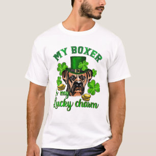 Patrick's Day Mijn bokser is mijn geluk T-shirt