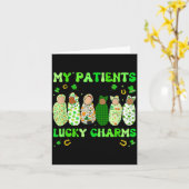 Patrick's Day Nurse My Patients Are My Lucky Nicu Kaart (Gele Bloem)
