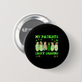 Patrick's Day Nurse My Patients Are My Lucky Nicu  Ronde Button 5,7 Cm (Voorkant /achterkant)