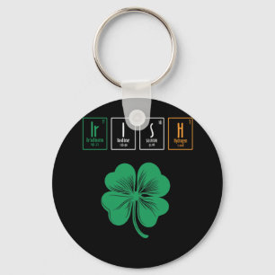 Patricks Day Shirt Science Teacher Irish Chemistry Sleutelhanger