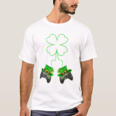 Patricks Day T-shirt Shamrock (Voorkant)