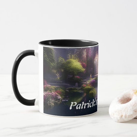 Patrick's Morning Tea Gepersonaliseerd Mok (Met donut)