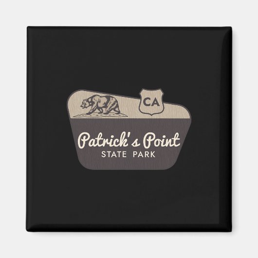Patrick's Point State Park California Welkom Bord Magneet (Voorkant)