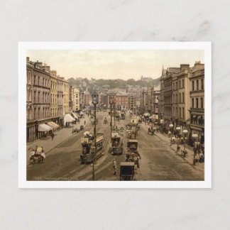 Patrick's Street, Cork City, Ierland, 19e eeuw Briefkaart