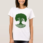 Patrick'sCelticIrishTreeofLife-HunterGreenT-Shirt T-shirt (Voorkant)