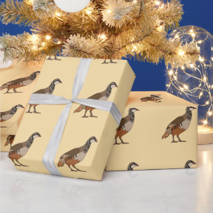 Patrijs Chukar vogel Cadeaupapier