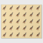 Patrijs Chukar vogel Cadeaupapier (Vlak)