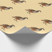 Patrijs Chukar vogel Cadeaupapier (Hoek)
