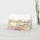 Patrijs in een Pear Tree Christmas Kaart (Achterkant)