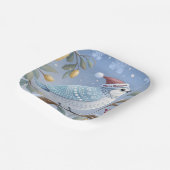 Patrijs in een perenboom papier Bord (Gebogen)