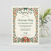 Patrijs Peer Kerstfeest Kaart (Staand voorkant)