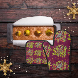 Patrijzen, perenbomen en sneeuwvlokken in de Bourg Ovenwant & Pannenlap Set