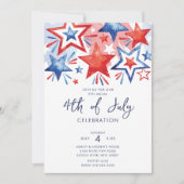 Patriot 4 juli feest kaart (Voorkant)