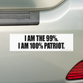 Patriot 99% sticker (Op auto)