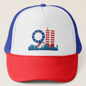 Patriot 9-11 dag trucker pet (Voorkant)
