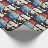 Patriot Abraham Lincoln Cadeaupapier (Hoek)