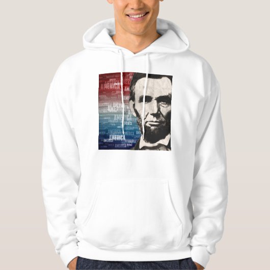 Patriot Abraham Lincoln Hoodie (Voorkant)