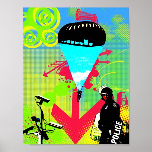 "Patriot Act" Canvas Poster (Voorkant)