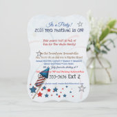 Patriot Americana Gemengde Media BBQ FEESTFEEST Kaart (Staand voorkant)