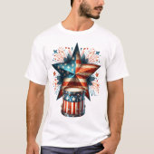Patriot Amerika T-shirt (Voorkant)